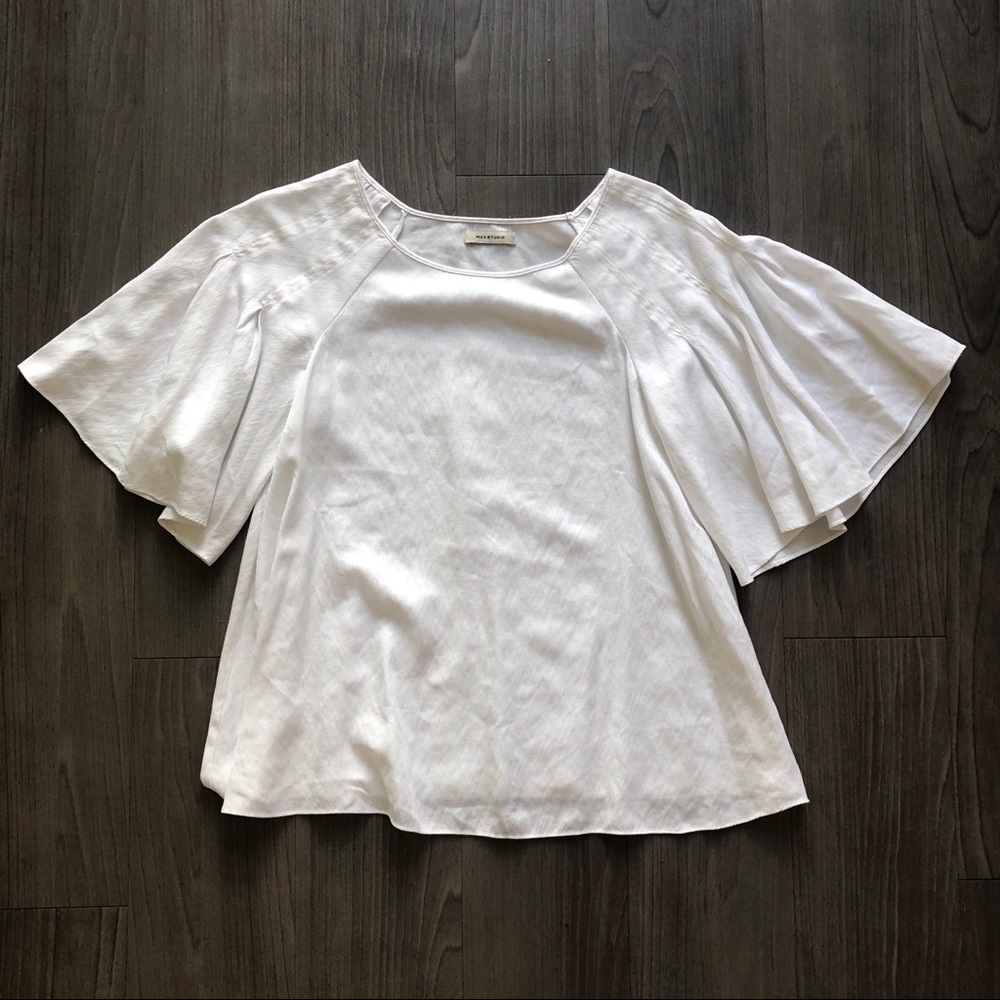 MaxStudio Flutter Sleeve Blouse